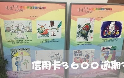 信用卡3600逾期3个月/2023062862503