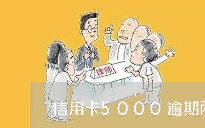 信用卡5000逾期两天利息多少/2023061841481