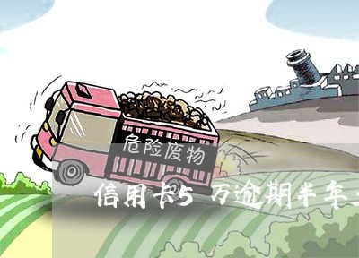 信用卡5万逾期半年立案了怎么办 信用卡5万逾期半年立案了怎么办