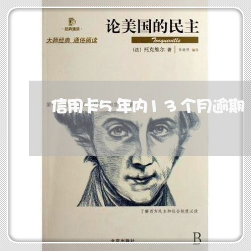 信用卡5年内13个月逾期