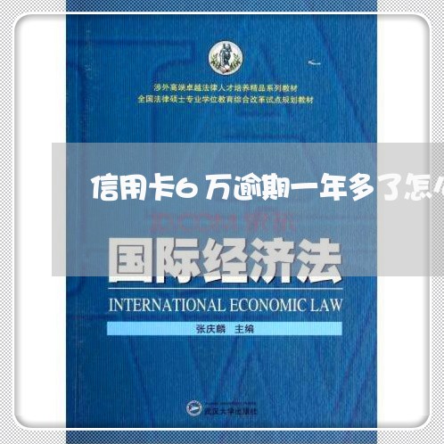 信用卡6万逾期一年多了怎么办/2023060526249