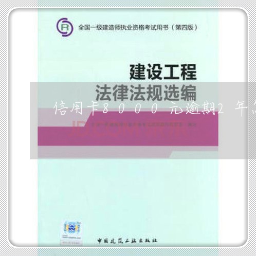 信用卡8000元逾期2年怎么还/2023060525137