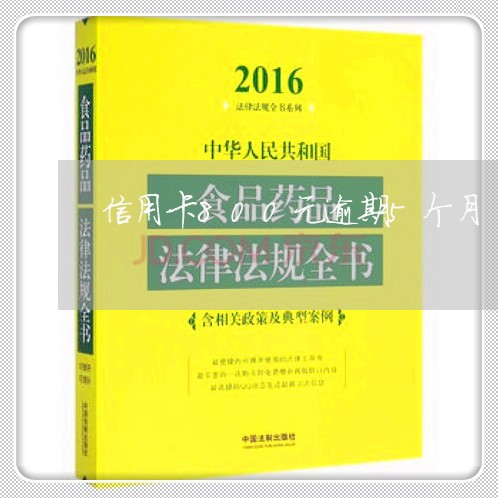 信用卡800元逾期5个月