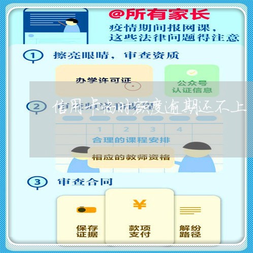 信用卡临时额度逾期还不上/2023042102404