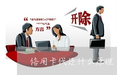 信用卡代还什么原理/2023090667169