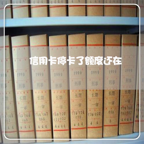 信用卡停卡了额度还在
