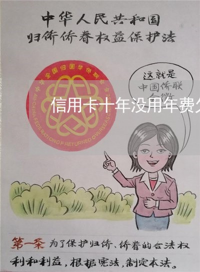 信用卡十年没用年费欠多少 信用卡十年没用年费欠多少