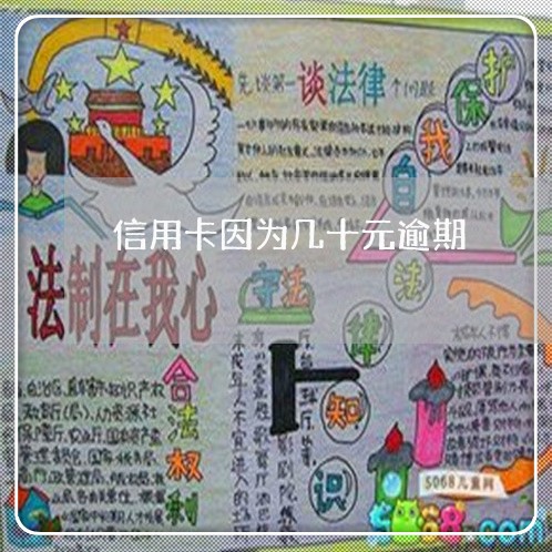 信用卡因为几十元逾期 信用卡因为几十元逾期