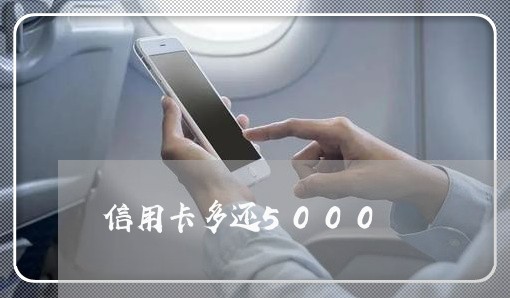 信用卡多还5000/2023121741471