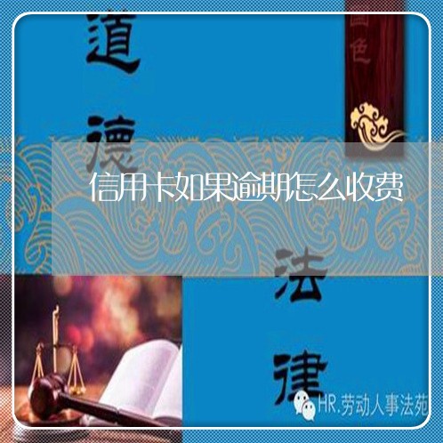 信用卡如果逾期怎么收费/2023121625057