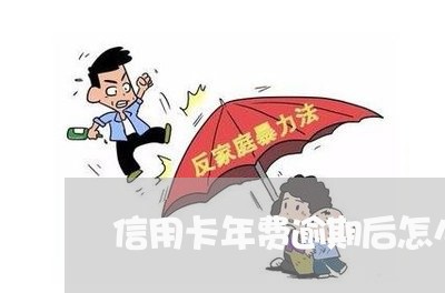 信用卡年费逾期后怎么处理/2023062983836