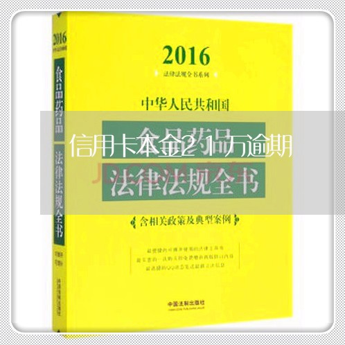 信用卡本金21万逾期/2023061738250