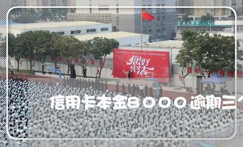 信用卡本金8000逾期三个月