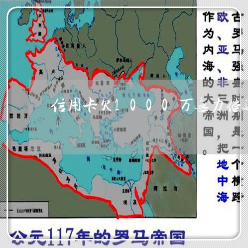 信用卡欠1000万无力偿还判几月/2023061928350