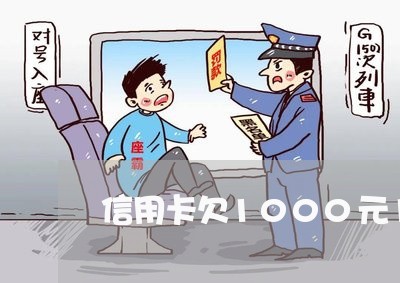 信用卡欠1000元15年