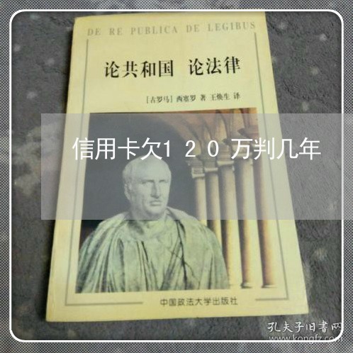 信用卡欠120万判几年