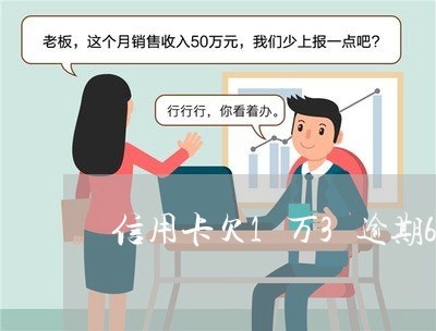 信用卡欠1万3逾期6个月/2023061174937