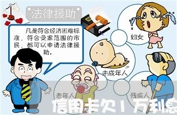 信用卡欠1万利息是多少