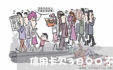 信用卡欠3800不还钱 信用卡欠3800不还钱