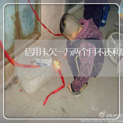 信用卡欠一万两个月不还利息是多少 信用卡欠一万两个月不还利息是多少