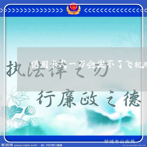 信用卡欠一万会坐不了飞机吗