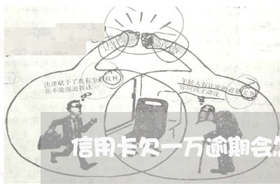 信用卡欠一万逾期会怎样/2023061168361