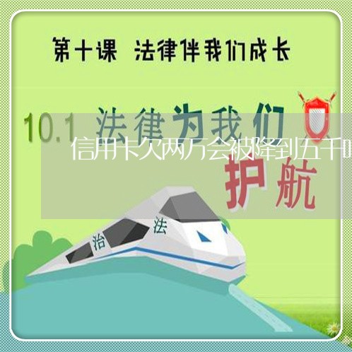 信用卡欠两万会被降到五千吗 信用卡欠两万会被降到五千吗