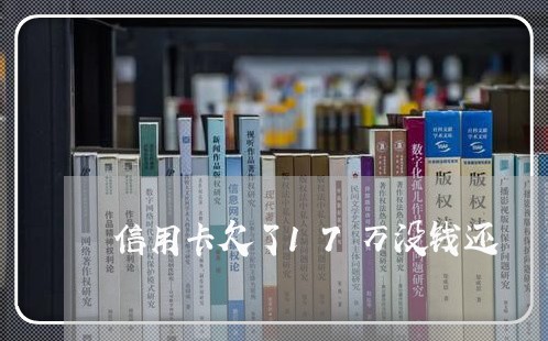 信用卡欠了17万没钱还 信用卡欠了17万没钱还