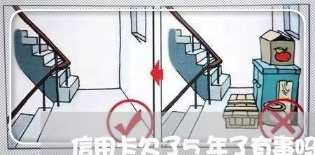 信用卡欠了5年了有事吗 信用卡欠了5年了有事吗