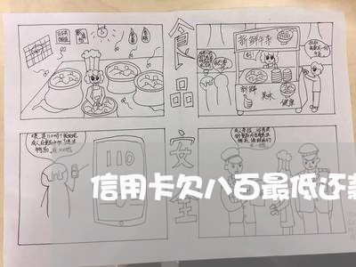 信用卡欠八百最低还款多少钱 信用卡欠八百最低还款多少钱