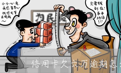 信用卡欠六万逾期怎么办/2023040291493