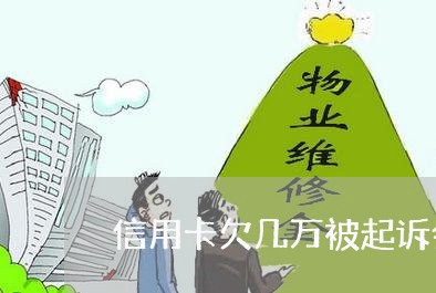 信用卡欠几万被起诉会进黑名单吗