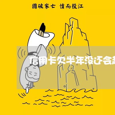 信用卡欠半年没还会起诉吗
