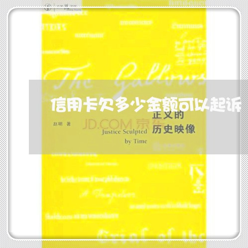 信用卡欠多少金额可以起诉