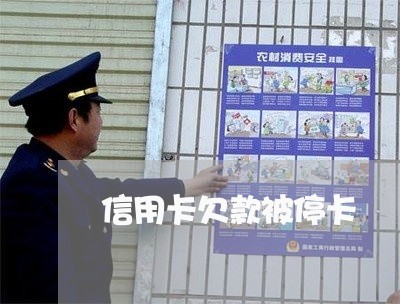 信用卡欠款被停卡