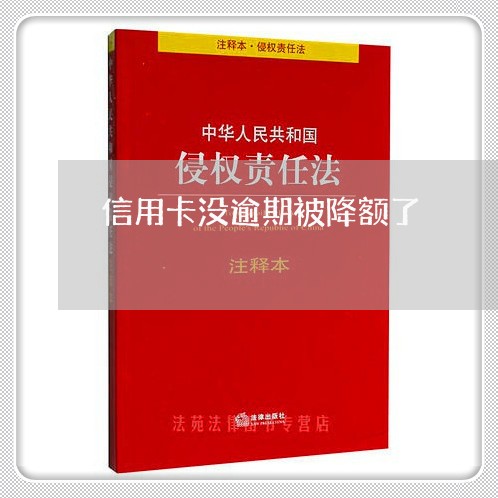 信用卡没逾期被降额了 信用卡没逾期被降额了