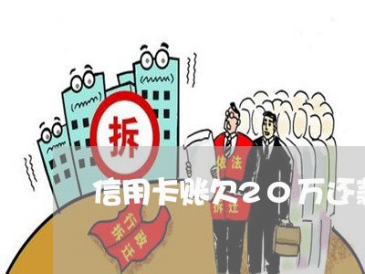 信用卡账欠20万还款计划 信用卡账欠20万还款计划