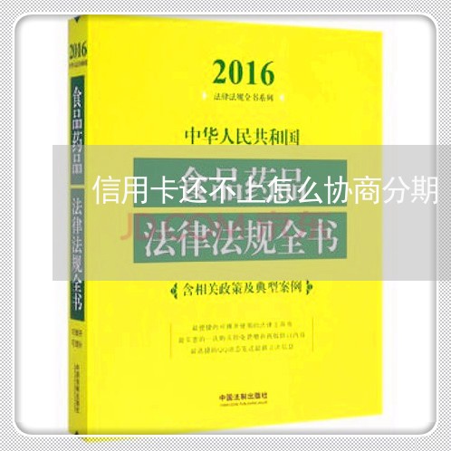 信用卡还不上怎么协商分期/2023030164836
