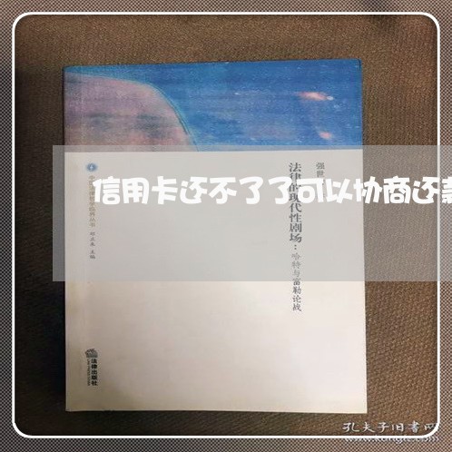 信用卡还不了了可以协商还款吗/2023020701584