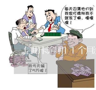 信用卡逾期11个月没还款/2023060441836 信用卡逾期11个月没还款/2023060441836