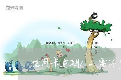 信用卡逾期12需还多少钱 信用卡逾期12需还多少钱