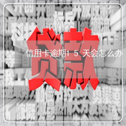 信用卡逾期15天会怎么办/2023062048382