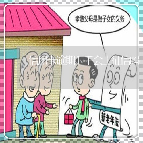 信用卡逾期1千会上征信吗/2023092418349