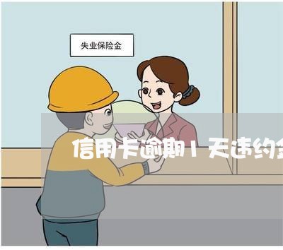 信用卡逾期1天违约金利息900 信用卡逾期1天违约金利息900