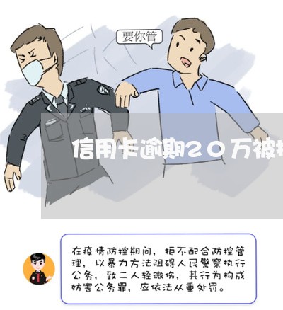 信用卡逾期20万被拘留 信用卡逾期20万被拘留