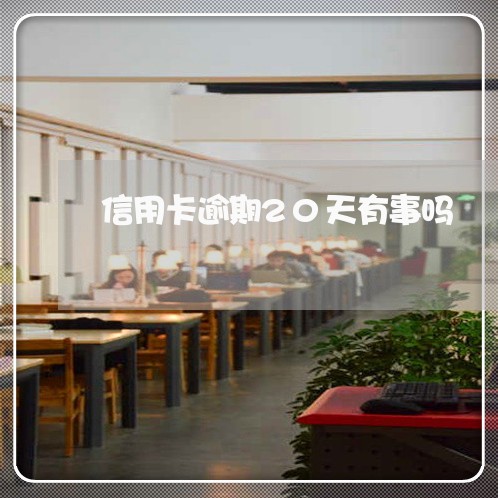 信用卡逾期20天有事吗 信用卡逾期20天有事吗