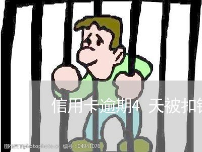 信用卡逾期4天被扣钱/2023061606037
