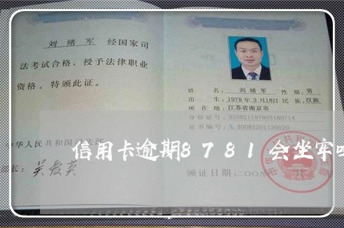 信用卡逾期8781会坐牢吗