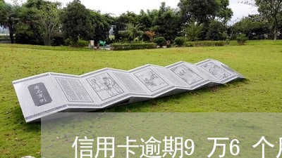 信用卡逾期9万6个月了 信用卡逾期9万6个月了