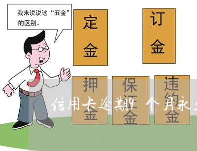 信用卡逾期9个月永久冻结 信用卡逾期9个月永久冻结